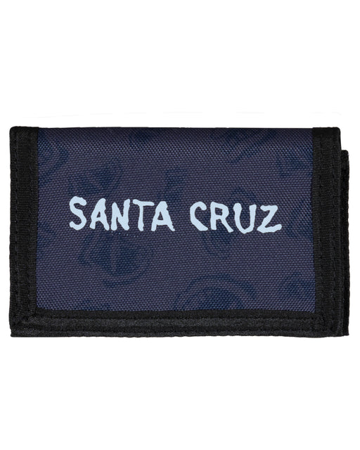 SANTA CRUZ - SCREAMING MOUTH MONO REPEAT WALLET DARK BLUE