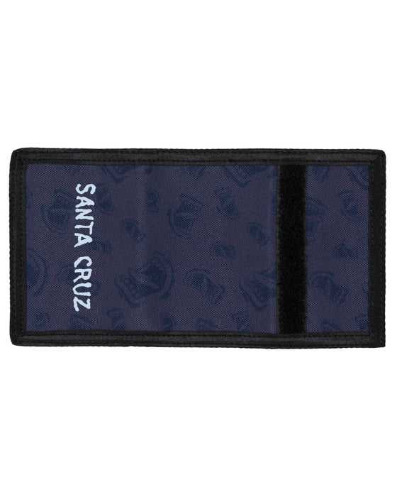 SANTA CRUZ - SCREAMING MOUTH MONO REPEAT WALLET DARK BLUE