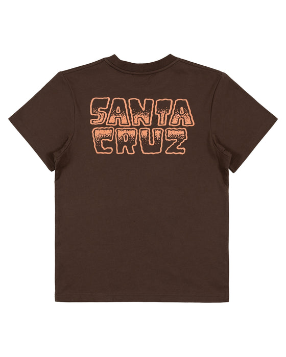 SANTA CRUZ - MULTI CRUZ STACK CENTRE TEE BROWN