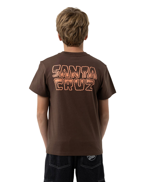 SANTA CRUZ - MULTI CRUZ STACK CENTRE TEE BROWN