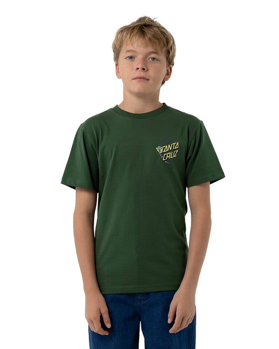 SANTA CRUZ - WINKOWSKI DOPE PLANET 2 DOT TEE DARK GREEN