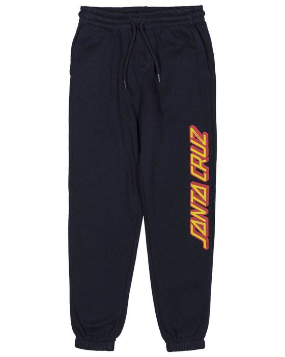 SANTA CRUZ - CLASSIC STRIP TRACK PANT BLACK