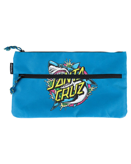 SANTA CRUZ - SHARK DOT PENCIL CASE TURQUOISE