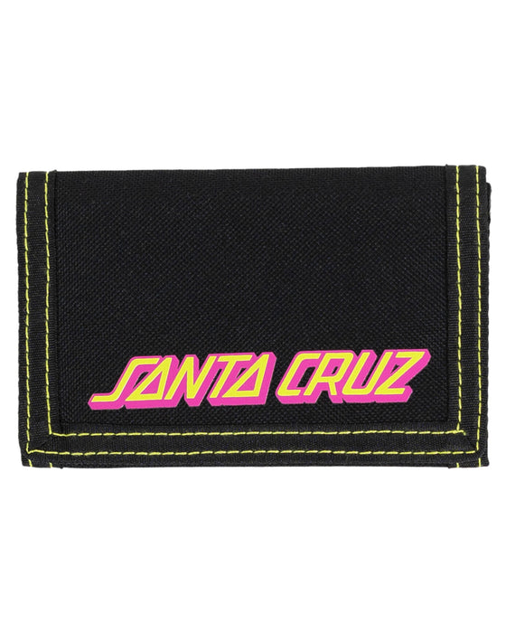 SANTA CRUZ - SHARK DOT VELCRO WALLET BLACK