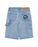 SANTA CRUZ SCREAMING WAVE PATCH CARPENTER SHORT - LIGHT INDIGO