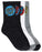 SANTA CRUZ - OTHER DOT CREW SOCK BLK/WHT/MARLE 4PACK