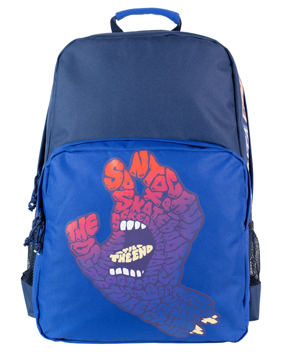 SANTA CRUZ - LETTER HAND FADE BACKPACK COBALT