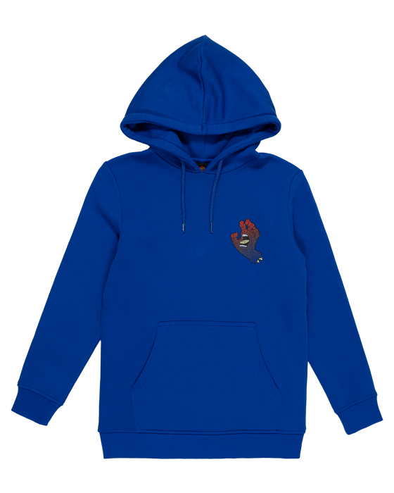 SANTA CRUZ - LETTER HAND FADE HOODIE COBALT