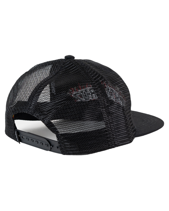 SANTA CRUZ - FLAMED COLLEGIATE ARCH TRUCKER CAP BLACK