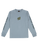 SANTA CRUZ - BRAIN DOT CENTRE HOLLOW STRIP LONG SLEEVE TEE SLATE