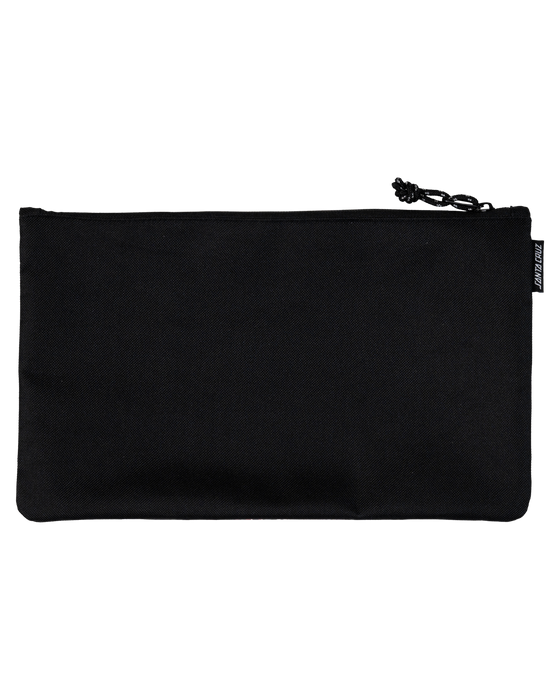 SANTA CRUZ - BRAIN DOT DUAL ZIP PENCIL CASE BLACK