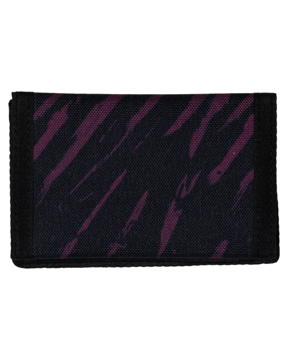 SANTA CRUZ - NOT A DOT HOLLOW VELCRO WALLET MAROON TIE DYE