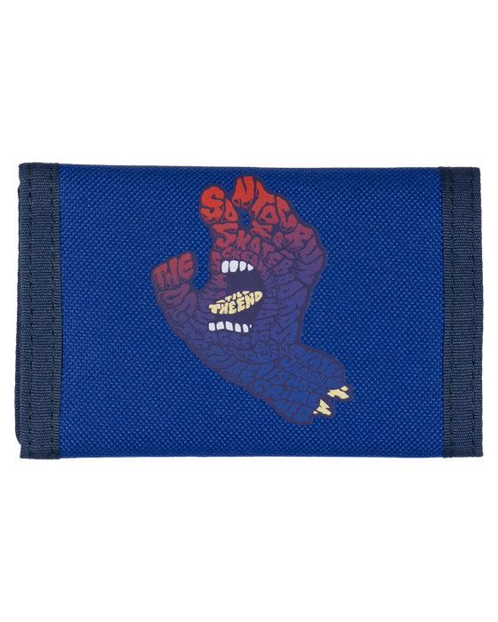 SANTA CRUZ - LETTER HAND FADE VELCRO WALLET