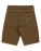 SANTA CRUZ - BRAIN DOT BONE STACK JEAN SHORTS TAN