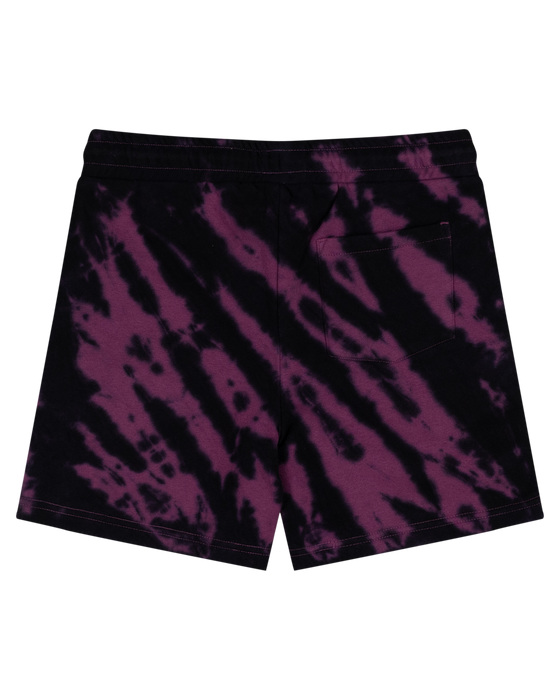 SANTA CRUZ - NOT A DOT HOLLOW TRACK SHORTS MAROON TIE DYE