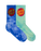 SANTA CRUZ - CRUZ DYE CREW SOCK 2 PACK BLUE TEAL TDYE