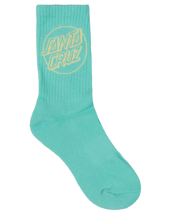 SANTA CRUZ - OPUS DOT CREW SOCK 3 PACK COBALT BUTTER TEAL