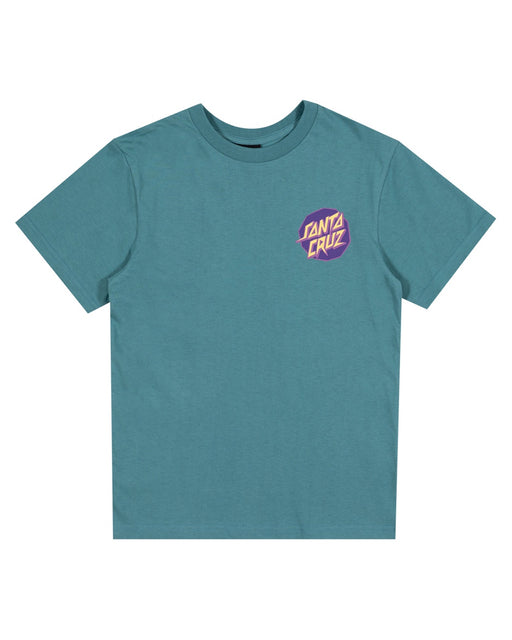 SANTA CRUZ - MEEK SCRATCHED SLASHER TEE TEAL