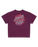 SANTA CRUZ - BRAIN DOT CENTRE TEE MAROON