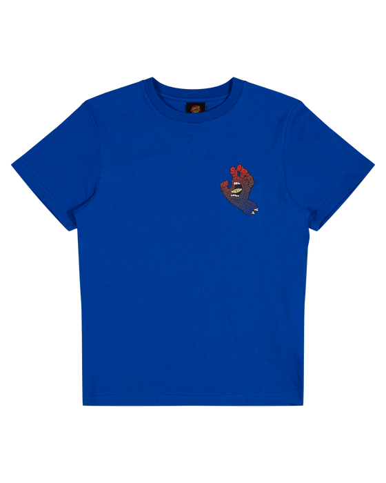 SANTA CRUZ - LETTER HAND FADE TEE COBOLT