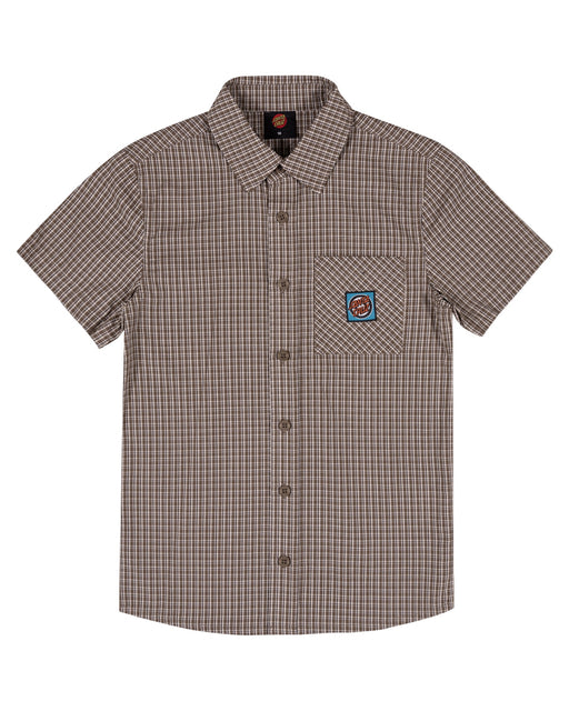 SANTA CRUZ - ROSKOPP TARGET DOT PATCH SHIRT TAN
