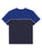 SANTA CRUZ - FISHEYE STRIP FRONT SHORT SLEEVE TEE DARK BLUE