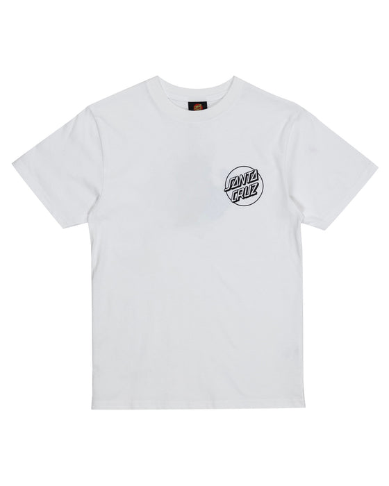 SANTA CRUZ - OPUS SCREAMING HAND TEE WHITE