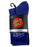 SANTA CRUZ - UNIVERSAL OVAL DOT CREW SOCK 2PACK DK BLUE TIE-DYE