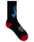 SANTA CRUZ - OPUS SCREAMING HAND LONG CREW SOCK 2PACK BLK/WHT