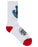 SANTA CRUZ - OPUS SCREAMING HAND LONG CREW SOCK 2PACK BLK/WHT