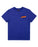 SANTA CRUZ - GLOBAL FLAME DOT TEE DARK BLUE