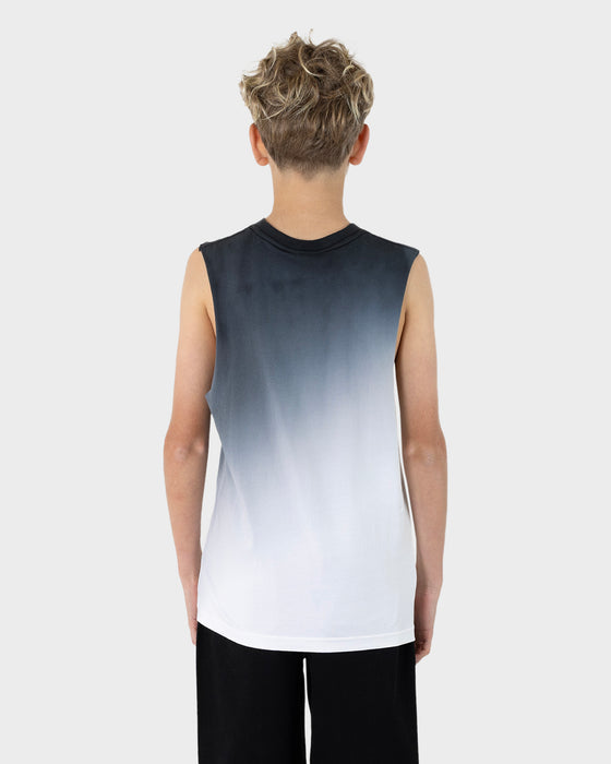 SANTA CRUZ - UNIVERSAL HAND MONO FRONT MUSCLE TEE BLK TIE-DYE