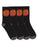 SANTA CRUZ - CLASSIC DOT CREW 4 PACK SOCK BLACK