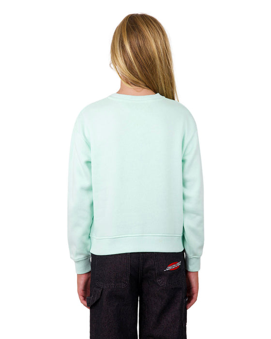 SANTA CRUZ - STACK STRIP BLOCK FRONT SWEATER MIST