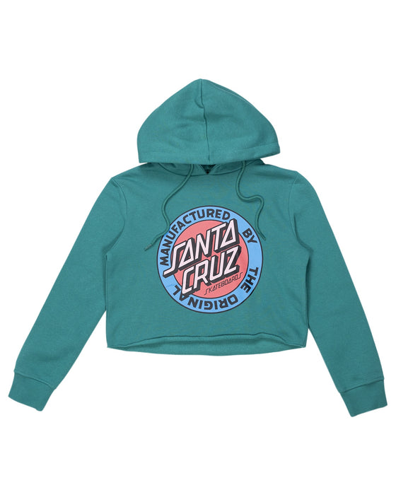 SANTA CRUZ - MFG RETRO DOT FRONT HOODIE GREEN