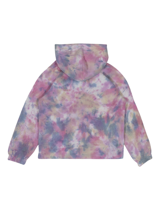 SANTA CRUZ - ASTRO TIE DYE ZIP THROUGH HOODIE MULTI