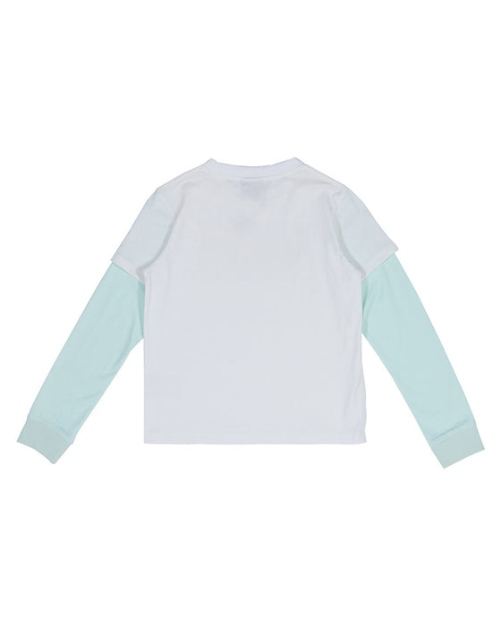 SANTA CRUZ - FLAME STRIP LS TEE CREAM MIST