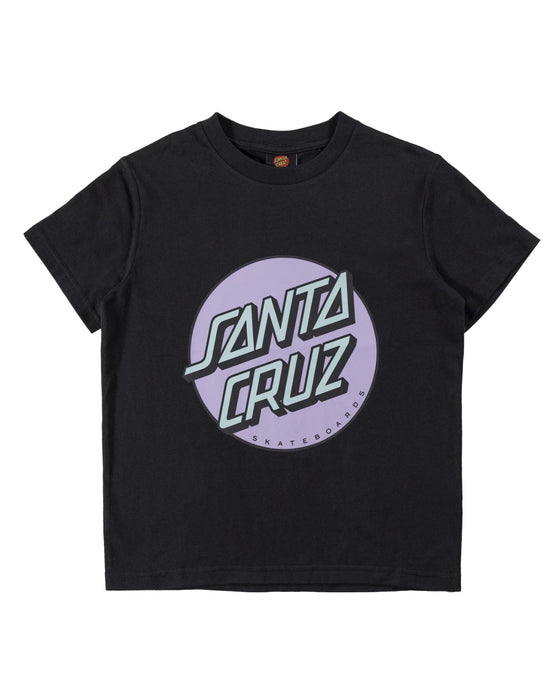 SANTA CRUZ - OTHER DOT FRONT TEE BLACK