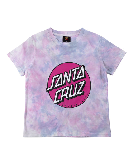 SANTA CRUZ - OTHER DOT FRONT TIE DYE TEE