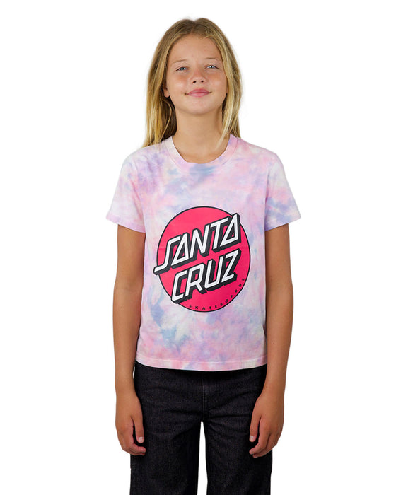 SANTA CRUZ - OTHER DOT FRONT TIE DYE TEE