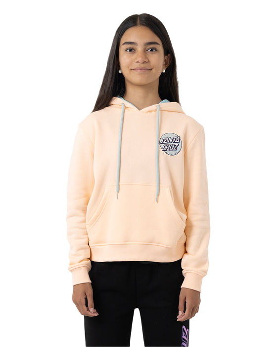 SANTA CRUZ - SPRINKLE DOT HOODIE PINK CORAL