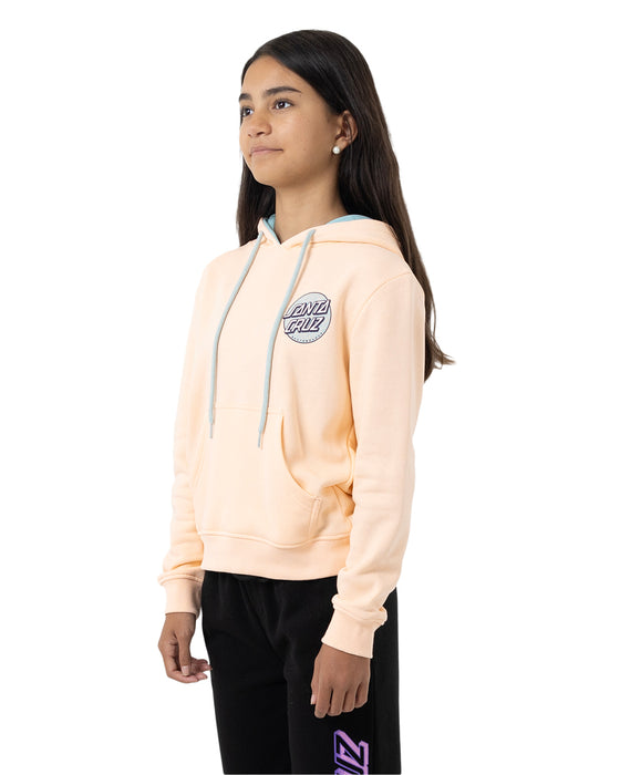 SANTA CRUZ - SPRINKLE DOT HOODIE PINK CORAL