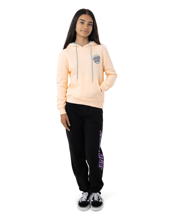 SANTA CRUZ - SPRINKLE DOT HOODIE PINK CORAL