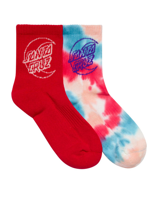 SANTA CRUZ - MOON DOT OUTLINE MID SOCK 2 PACK