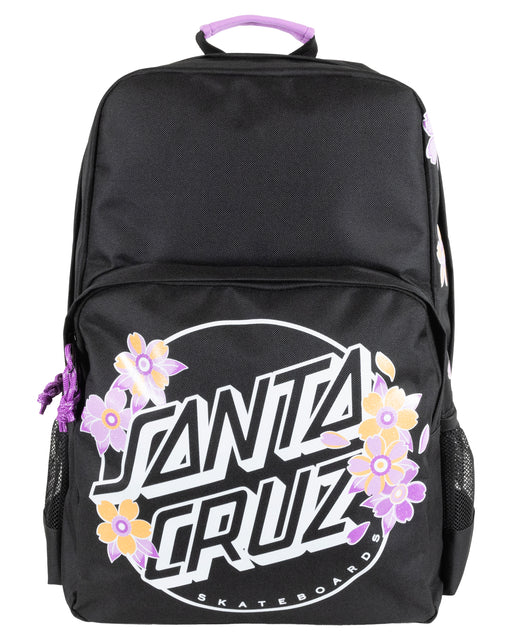 SANTA CRUZ - BLOOMING STACK DOT BACKPACK BLACK