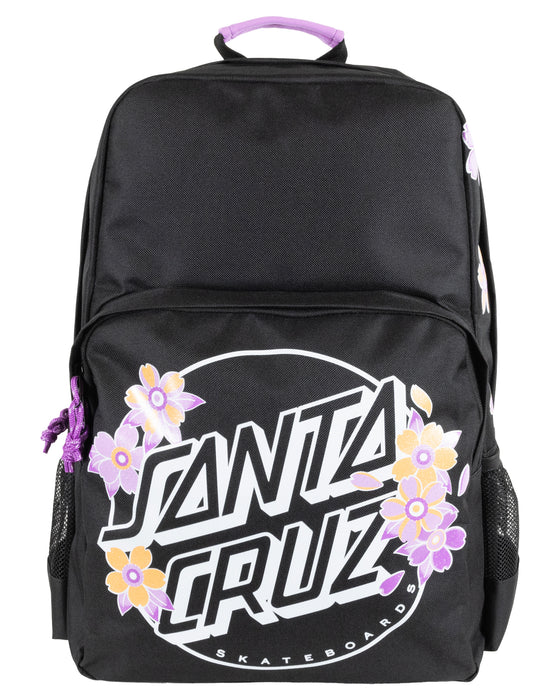 SANTA CRUZ - BLOOMING STACK DOT BACKPACK BLACK