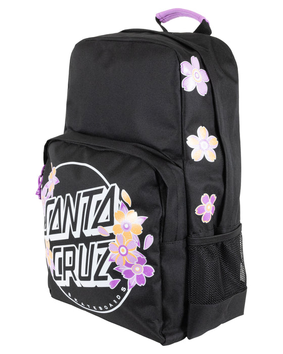 SANTA CRUZ - BLOOMING STACK DOT BACKPACK BLACK