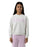 SANTA CRUZ - COLLEGIATE STRIP FRONT SWEATER WHITE MARLE
