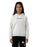 SANTA CRUZ - FUSION FLAME STACK STRIP CENTRE HOODIE WHITE MARLE