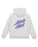 SANTA CRUZ - FUSION FLAME STACK STRIP CENTRE HOODIE WHITE MARLE